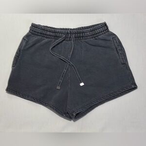 Talentless Gray Sweat Shorts Drawstring Lounge Minimalist Streetwear M